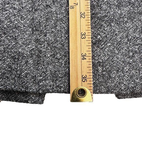 Loft Coat Wool Silk Blend Gray Women’s Size 8 Career Outerwear - Picture 11 of 13